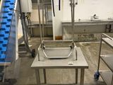 an image of a kitchen with a conveyor belt
