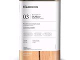 an image of a can of white paint on a white background