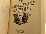 an open book with a picture of a man and a dog on it