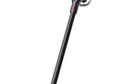 a close up of a cordless vacuum cleaner on a white background