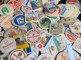 many different types of stickers on the table