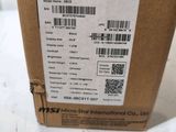 an image of a box with a label on it sitting on a table