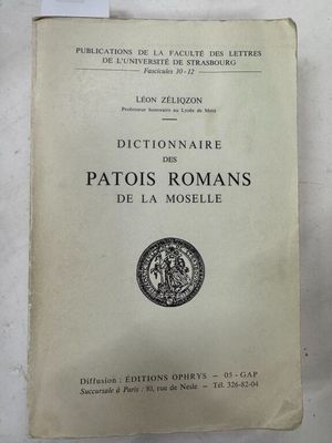 Dictionnaire français des Romains et des Romains
