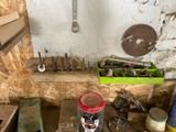 a picture of a workbench with tools on it
