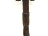 an image of a wooden key with a snake on it