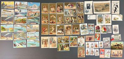 many different pictures on the wall of this room