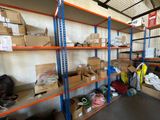 many boxes and boxes on the shelves in the warehouse