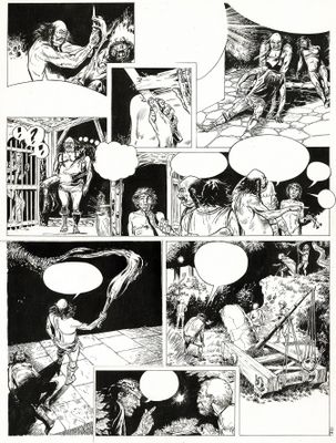 une image représentant une bande dessinée avec une autre bande dessinée en arrière-plan