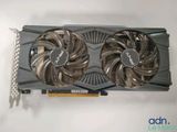 a close up of a video card with two fans on it