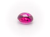 a pink tourmaline gems on a white background