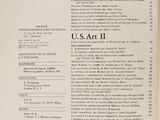 an open book with a list of various items on it