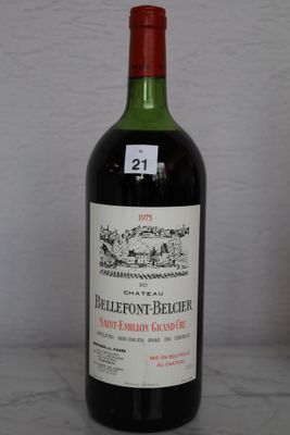 1 magnum Saint Emilion, Chateau Bellefont-Belcier 1975. ELD