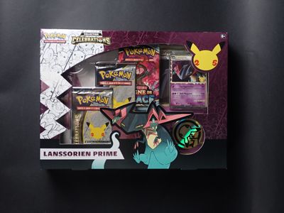 La boîte contient une figurine Pokémon, une figurine Pokémon, une figurine Pokémon, une figurine Pokémon, une figurine Pokémon, une figurine Pokémon et une figurine Pokémon.