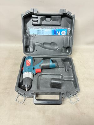 a close up of a tool in a case on a table