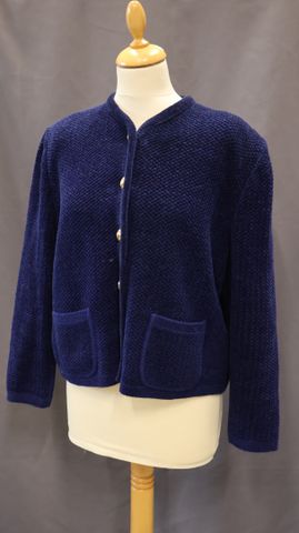 DEVERNOIS : veste en laine mélangée taille 42 à vue