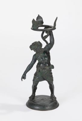 Souvenir du Grand Tour. Représentation de Silène tenant un s…