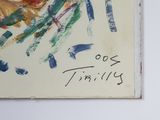 a picture of a painting on the wall of a room