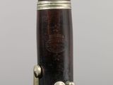 a close up of a bassoon on a table