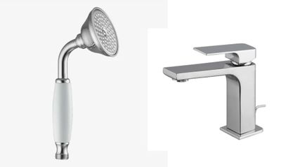 Lot de 2 articles composé de : 1 Pommeau de douche FIMA CARL…