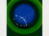 une image représentant un cercle vert et bleu