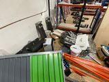 a picture of a room with a lot of tools on the floor
