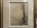 an image of a picture of a picture of a tree in a frame