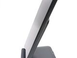 a cell phone that is sitting on a stand