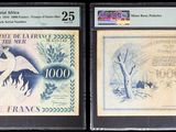 trois billets de banque différents sur lesquels figurent les portraits d'une femme et d'un homme