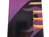 a picture of a book with a purple cover and a black cover