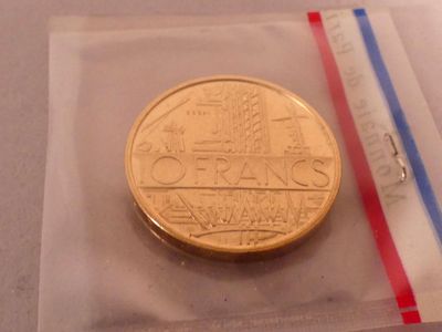 Pièce 10 francs Mathieu, essai 1974. - Photo 1