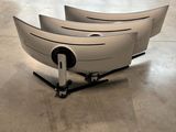 two desks that are sitting on top of each other