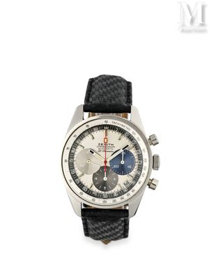 une image représentant une montre avec un bracelet noir sur fond blanc