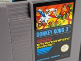 donkey kong 3 and donkey kong 3 super nintendo entertainment system cartridges