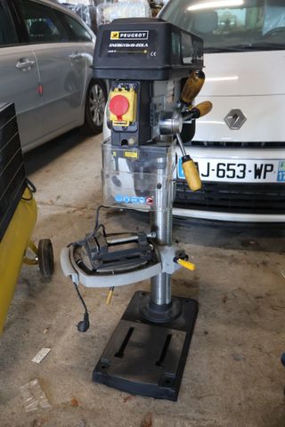 PEUGEOT – ENERGYDRILL-20LA, Laser XY. Perceuse à colonne. Très bo...