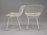 Harry BERTOIA (1915-1978) - KNOLL INTERNATIONAL Six chaises … (photo 4)
