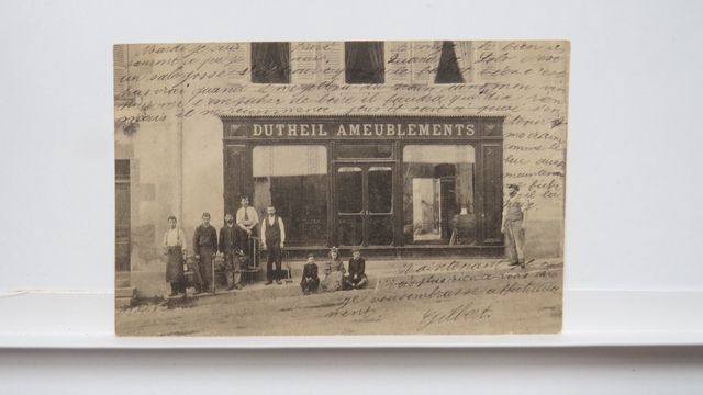Auzances Maison Dutheil, Ameublement. B.E. Carte rare !!!