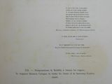 an old book with a black and white title on it