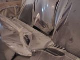 many pieces of metal that are sitting in a room