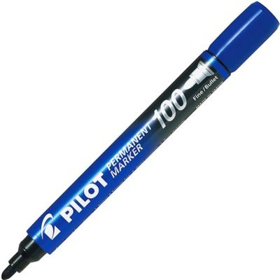 PILOT - Marqueur permanent 100 - Pointe fine ogive - Encre b…