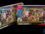 deux boîtes de cartes à collectionner Pokémon sur fond noir