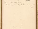 un dessin représentant une femme tenant un bébé dans ses bras