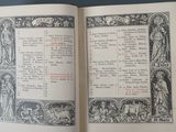 an open book with a picture of a man and a woman on it