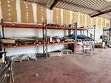 a large room with a lot of shelves in it