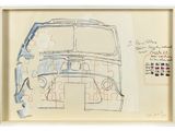 an image of a drawing of a bus on a piece of paper
