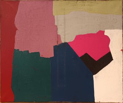une image représentant un tableau sur lequel sont appliquées plusieurs couleurs de peinture