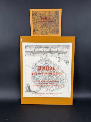 two framed maps of the city of paris and a map of the city of paris
