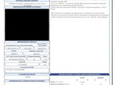 a close up of a document with a barcode on it