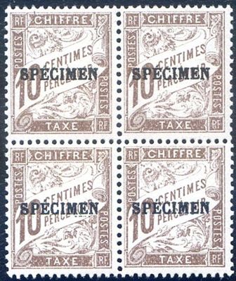a stamp with four different stamps on it