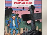 the cover of a comic book with an image of a man standing in front of a cross