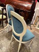 Paire de chaises de style Louis XVI, H : 96 cm (photo 2)